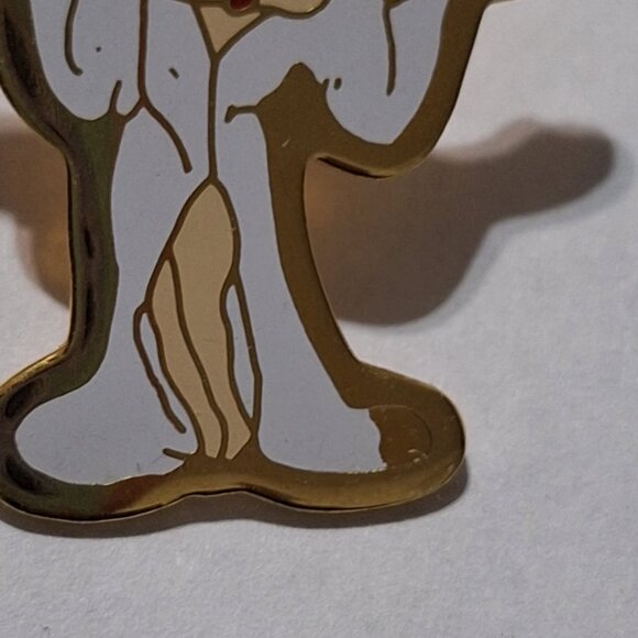 BETTY BOOP White Fur Coat Lapel/Hat Pin - Picture 11 of 12